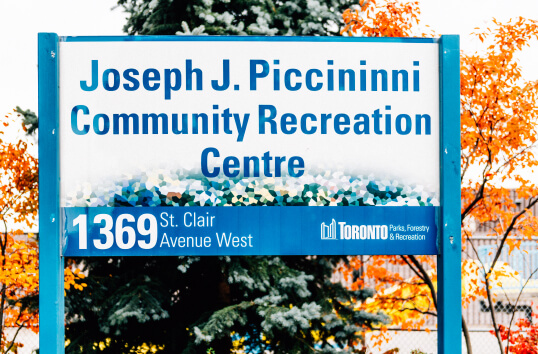 joseph j piccininni community centre