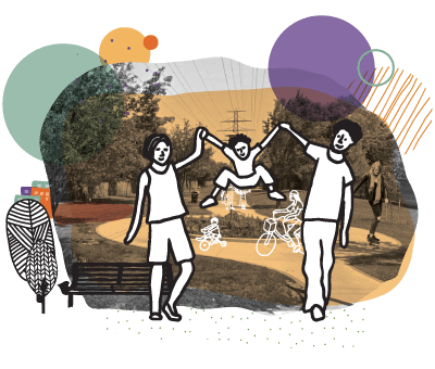family with child graphic